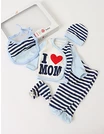 Set 5 piese I Love MOM PITIKO bleu picture - 1