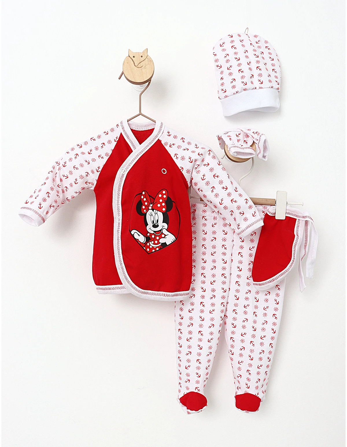 Set 5 piese rosu Minnie