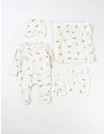 Set 5 piese Toy Bear, alb-blue picture - 3