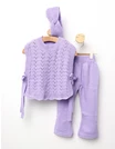 Set acrilic 3 piese Anabelle mov picture - 1