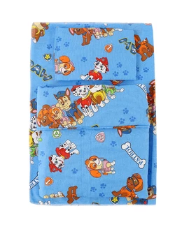 Set lenjerie patut 3 piese Paw-Patrol albastru