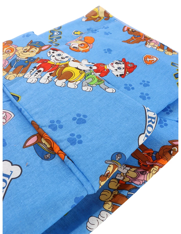 Set lenjerie patut 3 piese Paw-Patrol albastru picture - 4
