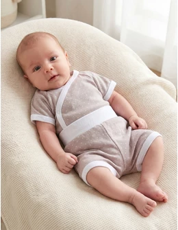 Set baby-summer 2 piese bej