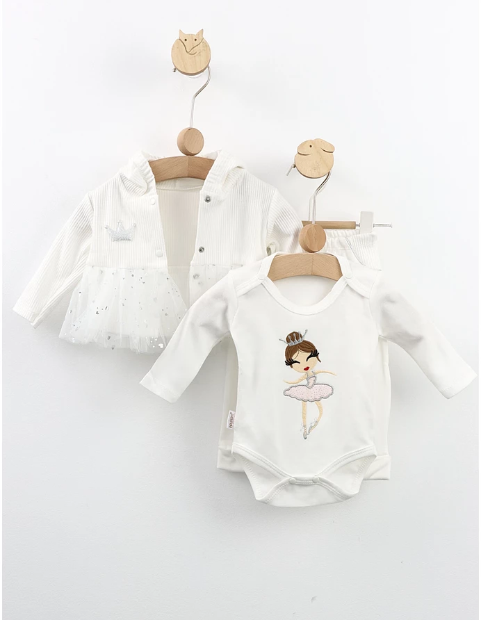 Set balerina 3 piese alb picture - 3