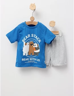 Set Bear Stack albastru
