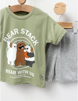 Set Bear Stack verde deschis