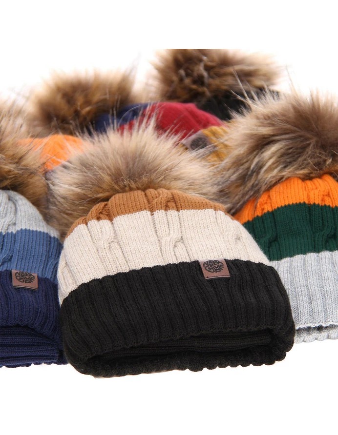 Set caciula cu burlan Karmel verde picture - 2