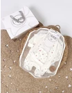 Set cadou 5 piese, imprimeu floricele, alb picture - 6