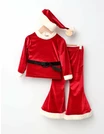 Set catifelat 3 piese Daiana rosu picture - 1
