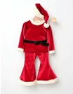 Set catifelat 3 piese Daiana rosu picture - 4