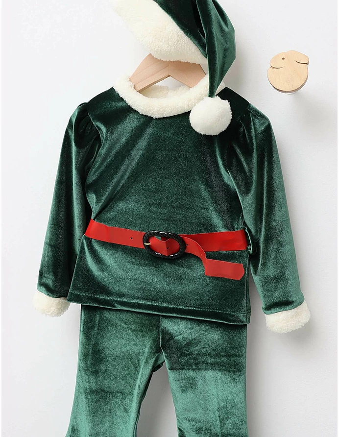 Set catifelat 3 piese Daiana verde picture - 3