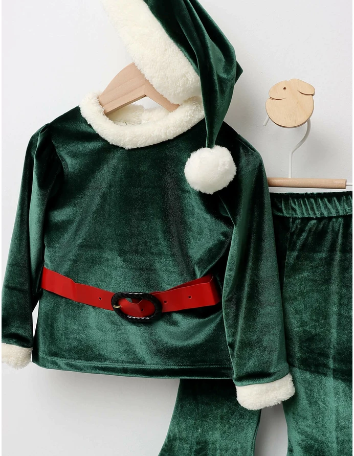 Set catifelat 3 piese Daiana verde picture - 4