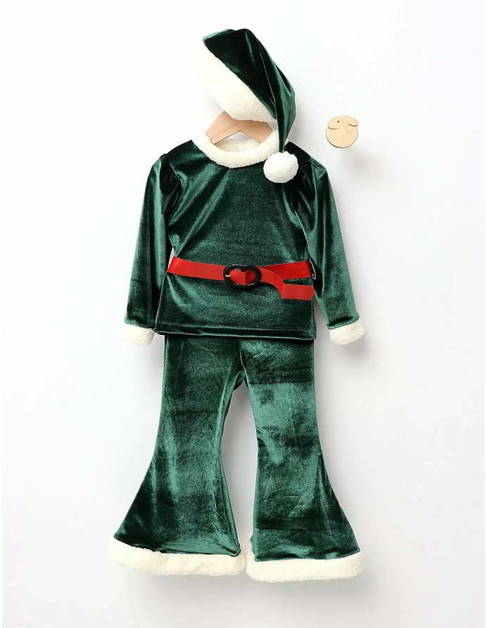 Set catifelat 3 piese Daiana verde picture - 5