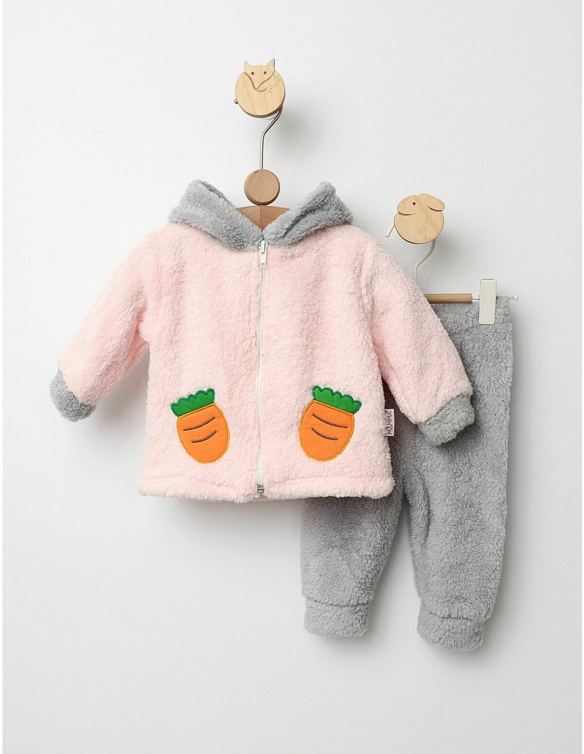 Set cocolino morcovi Raisa roz