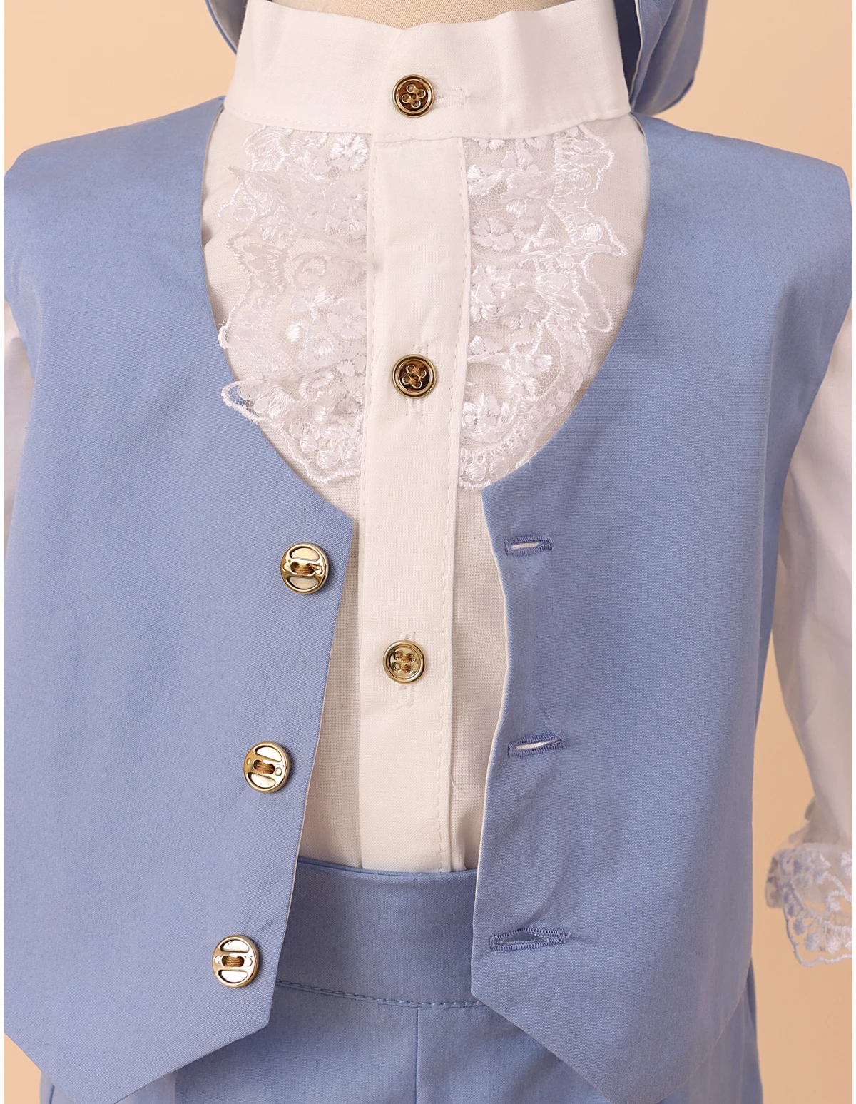 Set complet botez Victor bleu