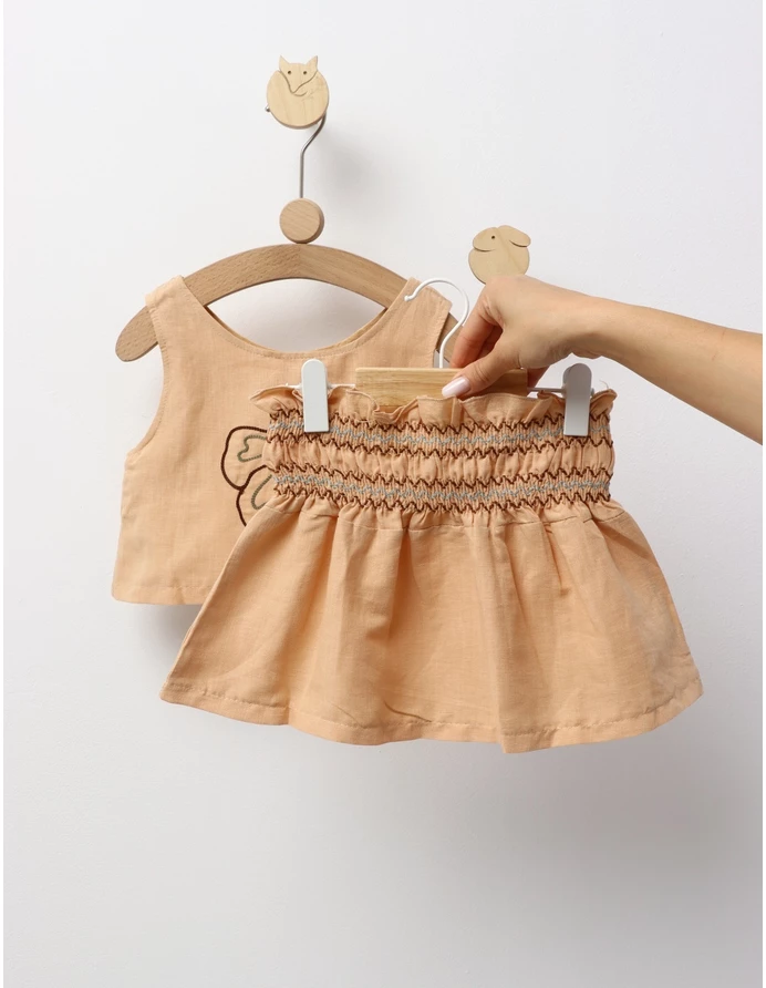 Set Crop Top Bella, model bej picture - 3