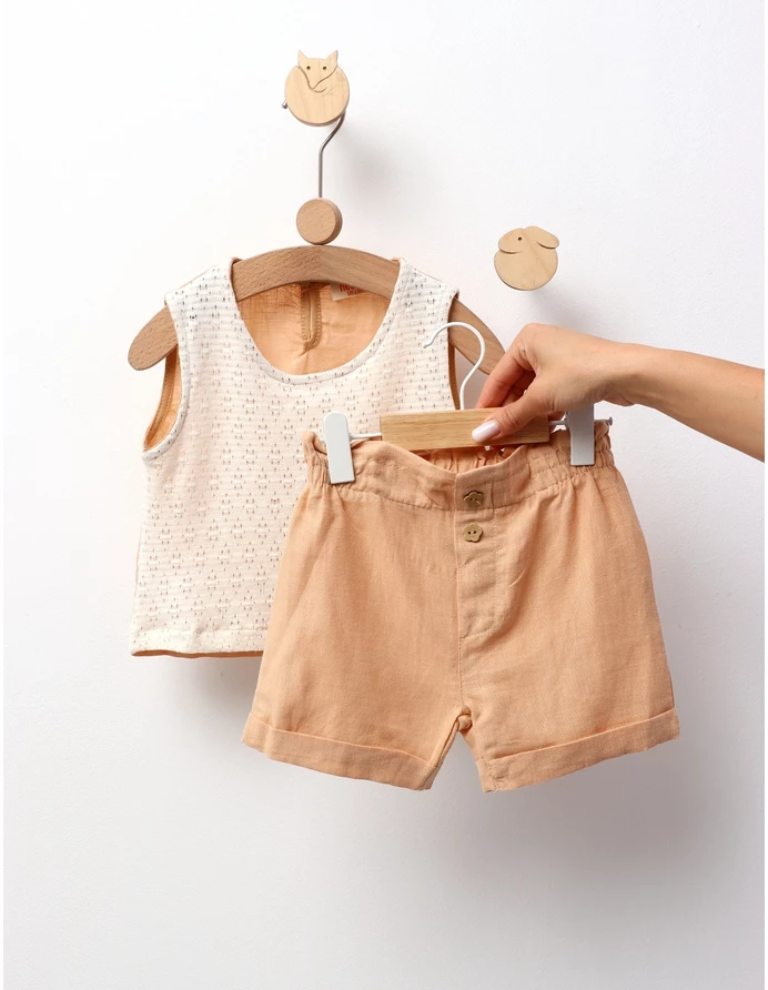 Set Crop Top Lili, model bej picture - 3