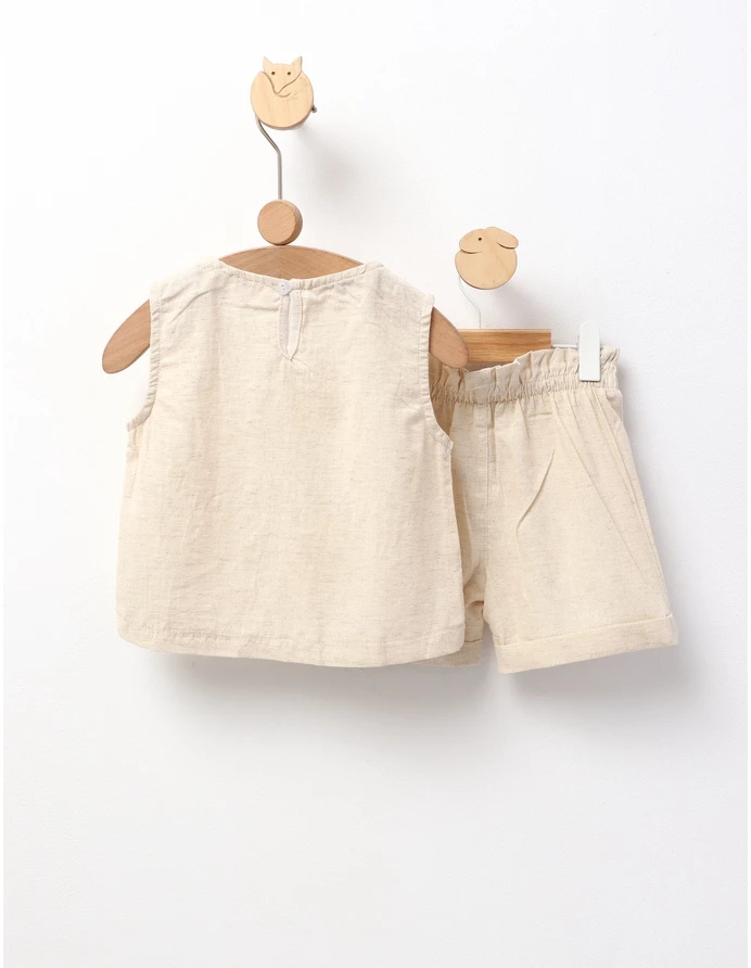 Set Crop Top Lili, model crem picture - 4