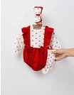 Set cu body, bentita, sosete, rosu picture - 1