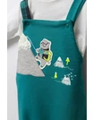 Set cu salopeta si bluzita pentru bebelusi Mountain, Tongs baby 5