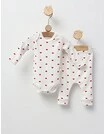 Set Daria 2 piese inimioare rosii picture - 1