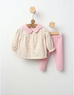 Set Daria floricele model roz