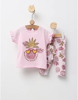 Set de vara, Awsome Pineapple, roz