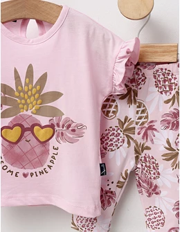 Set de vara, Awsome Pineapple, roz