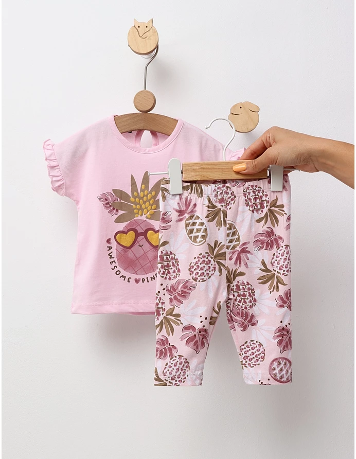 Set de vara, Awsome Pineapple, roz picture - 3