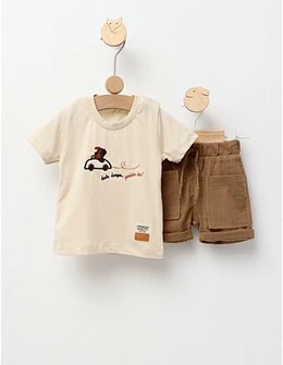 Set de vara, Catel in Vacanta, crem