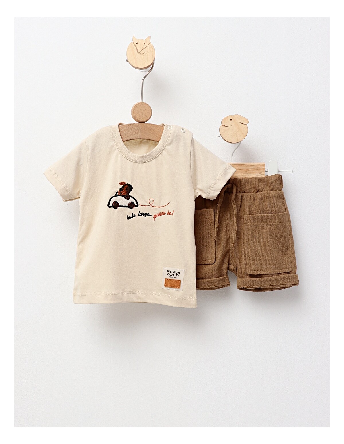 Set de vara, Catel in Vacanta, crem