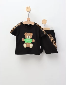 Set de vara Fantasy Bear, negru