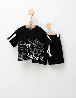 Set de vara, For Skater, cu negru 98 (24-36 luni)