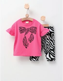 Set de vara, Girls W&B, cu ciclam