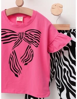 Set de vara, Girls W&B, cu ciclam