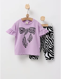 Set de vara, Girls W&B, cu mov