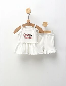 Set de vara, Just Smile, alb