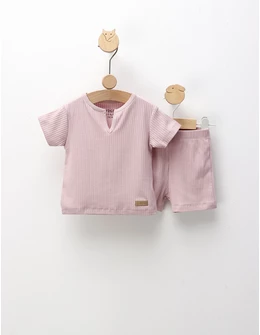 Set de vara Kids Summer, roz-prafuit
