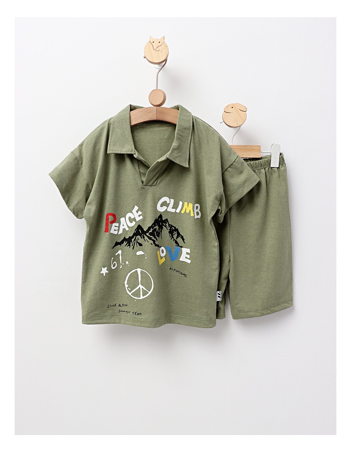 Set de vara Peace Climb, verde-fistic