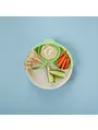 Set diversificare hrana bebelusi Miniware Healthy Meal, 100% din materiale naturale biodegradabile, 3 piese, Keylime 7