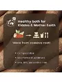Set diversificare hrana bebelusi Miniware Healthy Meal, 100% din materiale naturale biodegradabile, 3 piese, Toffee/Peach 3