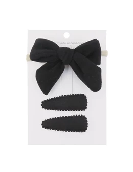 Set doua clame par si o bentita cu fundita negru