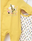 Set doua salopete Pretty Petal galben 2