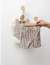 Set elegant 4 piese din in crem-maro picture - 3