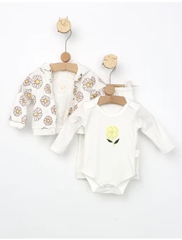 Set floricele baby alb 2