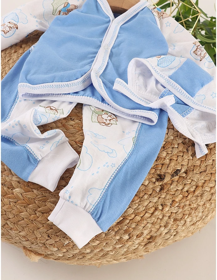 Set greieras bebe Simplu-Puppy albastru picture - 3