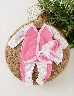 Set greieras bebe Simplu-Raining Day roz