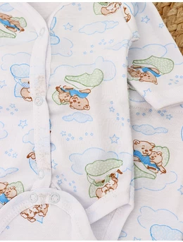 Set greieras bebelusi alb-ursuleti norisori