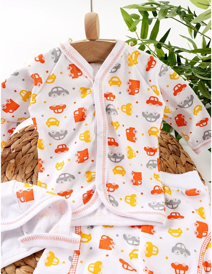 Set greieras bebelusi Masinute, portocaliu picture - 2