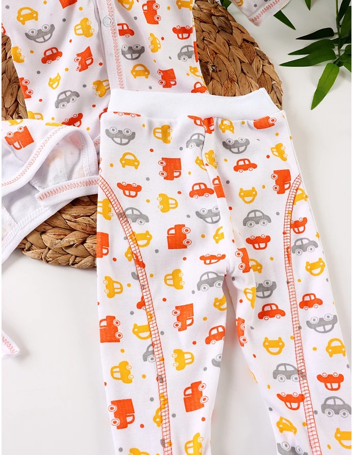 Set greieras bebelusi Masinute, portocaliu picture - 3